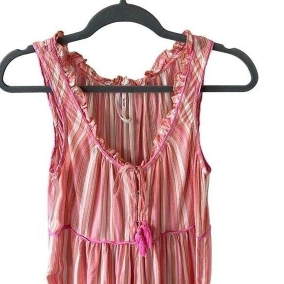 Anthropologie Boho Wide Leg Tassel Jumpsuit Size Small - Picture 4 of 7